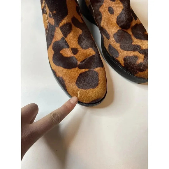 Louise Et Cie Zarab3 Chelsea Leopard Platform Boots Women’s 9.5 US - Picture 4 of 11